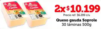 Santa Isabel Gauda soprole queso oferta
