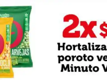 Santa Isabel Hortalizas arveja, choclo, poroto verde y primavera minuto verde oferta