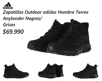 Belsport Adidas zapatillas outdoor hombre terrex anylander negras/grises oferta