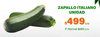 Supermercado El Trébol Zapallo italiano oferta