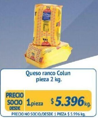 Alvi Queso Ranco Colun Pieza 2kg oferta