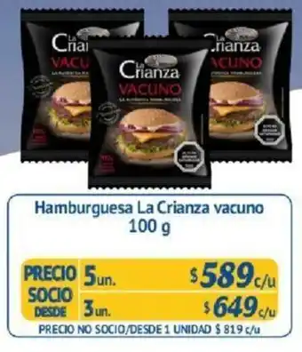 Alvi Hamburguesa La Crianza Vacuno 3un. 100g oferta