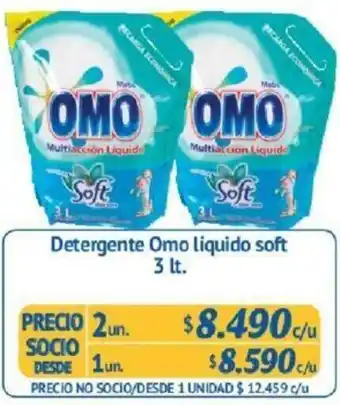 Alvi Detergente Omo Líquido Soft 1un. 3lt oferta