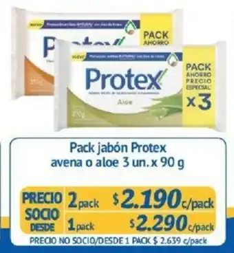 Alvi Jabón Protex Avena o Aloe 3x90g oferta