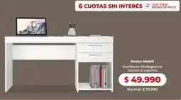 Easy Home mobili escritorio madagascar blanco 2 cajones oferta
