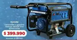 Easy Hyundai Generador a gasolina manual oferta