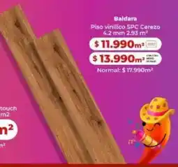 Easy Baldara piso vinílico spc cerezo oferta
