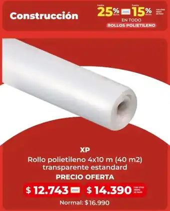 Easy XP Rollo polietileno oferta