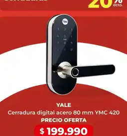 Easy Yale cerradura digital acero oferta