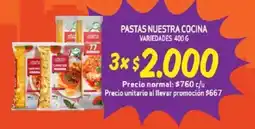 Mayorista 10 Pastas nuestra cocina variedades oferta