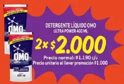 Mayorista 10 Omo detergente líquido ultra power oferta