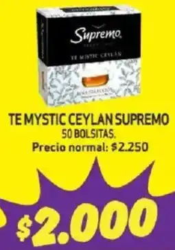 Mayorista 10 Te mystic ceylan supremo oferta