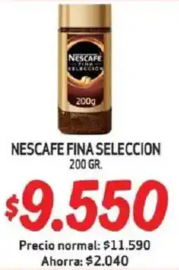 Mayorista 10 Nescafé fina seleccion oferta