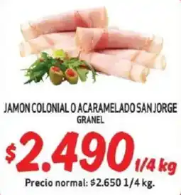 Mayorista 10 Jamon colonial o acaramelado san jorge granel oferta
