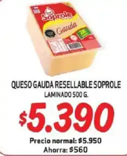 Mayorista 10 Queso gauda resellable soprole laminado oferta