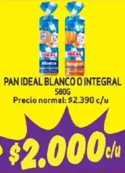 Mayorista 10 Pan ideal blanco o integral oferta