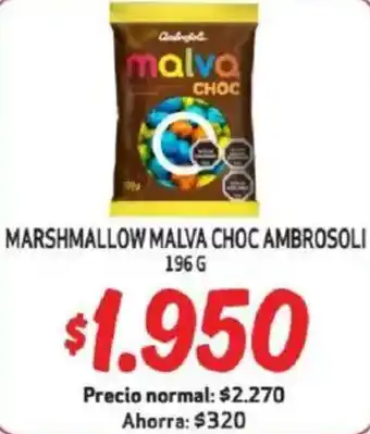 Mayorista 10 Marshmallow malva choc ambrosoli oferta