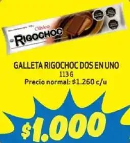 Mayorista 10 Rigochoc galleta dos en uno oferta