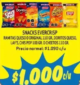 Mayorista 10 Snacks evercrisp oferta