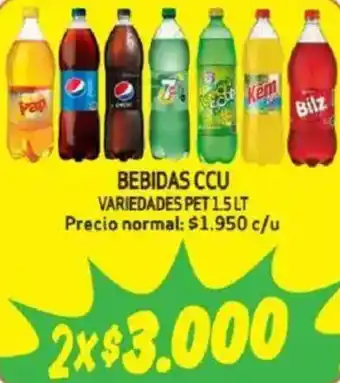 Mayorista 10 Bebidas ccu variedades pet oferta