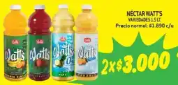 Mayorista 10 Néctar watt's variedades oferta