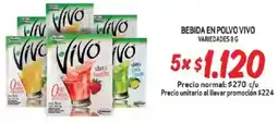 Mayorista 10 Vivo bebida en polvo variedades oferta