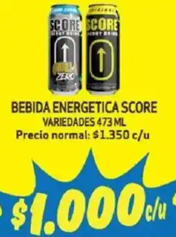 Mayorista 10 Bebida energetica score variedades oferta