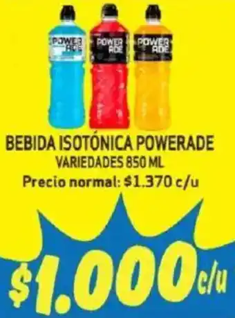 Mayorista 10 Powerade bebida isotónica variedades oferta