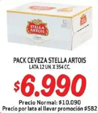 Mayorista 10 Stella artois pack ceveza lata oferta