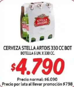 Mayorista 10 Stella artois cerveza oferta