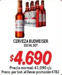 Mayorista 10 Budweiser cerveza oferta