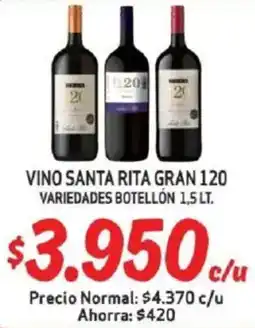 Mayorista 10 Vino santa rita gran oferta