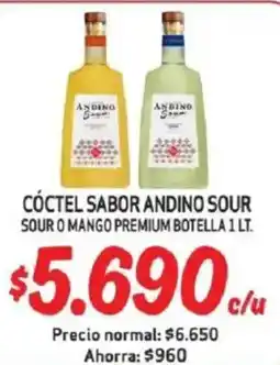 Mayorista 10 Cóctel sabor andino sour oferta