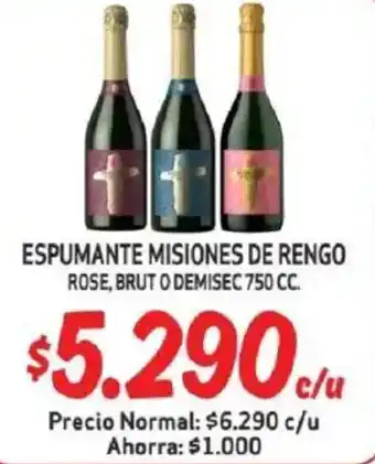 Mayorista 10 Espumante misiones de rengo oferta