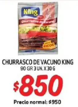 Mayorista 10 King churrasco de vacuno oferta