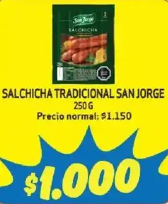 Mayorista 10 San jorge salchicha tradicional oferta