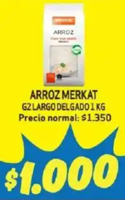 Mayorista 10 Merkat arroz g2 largo delgado oferta