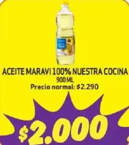 Mayorista 10 Aceite maravi 100% nuestra cocina oferta
