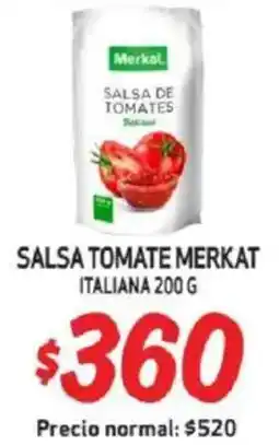 Mayorista 10 Merkat salsa tomate italiana oferta