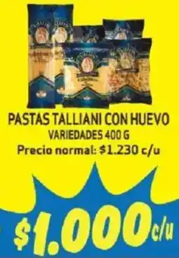 Mayorista 10 Pastas talliani con huevo variedades oferta