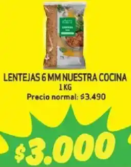 Mayorista 10 Lentejas nuestra cocina oferta