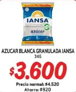 Mayorista 10 Iansa azucar blanca granulada oferta