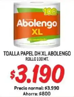 Mayorista 10 Abolengo toalla papel dh XL rollo oferta