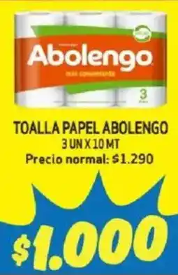 Mayorista 10 Abolengo toalla papel oferta