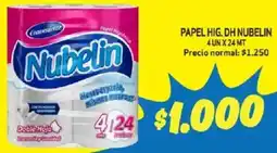 Mayorista 10 Nubelin papel hig. dh oferta
