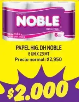 Mayorista 10 Noble papel hig. dh oferta