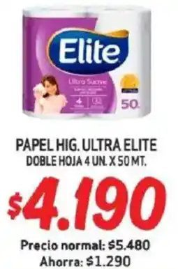 Mayorista 10 Elite papel hig. ultra doble oferta