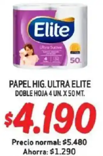 Mayorista 10 Elite papel hig. ultra doble oferta