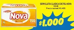 Mayorista 10 Nova servilleta clasica coctel oferta