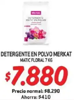 Mayorista 10 Merkat detergente en polvo matic floral oferta